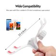 thumbnail image 2 of Amdohai Multifunctional Smartphone Neck Bracket Flexible Hose Support Lazy Neck Phone Holder for Free Hands Compatible with Cell Phones White, 2 of 7
