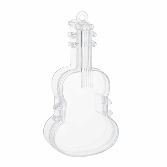 Violin Shaped Acrylic Candy Boxes 24 Pack 2.16"X4.33"