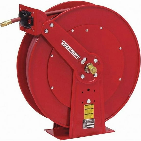 Reelcraft Spring Return Hose Reel,3/8" MNPT,75 ft 81075 OLP