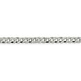 thumbnail image 2 of Diamond2Deal Collier Chaîne Biseautée en Argent Sterling 925 5 mm pour Femmes 24, 2 of 6