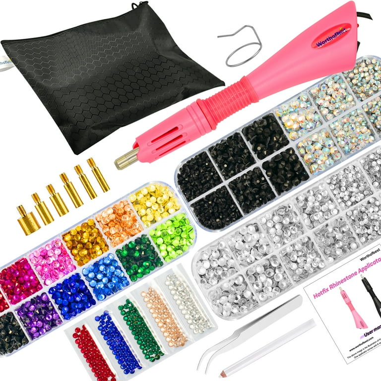 Rhinestones Hot Fix application tool for attaching hotfix crystals, pearls  & more
