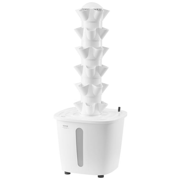 VEVOR Hydroponic Growing System 30 Pods Indoor Smart Hydroponic Tower Garden with Pump