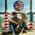 thumbnail image 4 of SLYNSHome Patriotic Window Clings for Glass Windows 4th of July Decorations for Home American Flag Flowers Memorial Day Decals Independence Day Wall Stickers, 4 of 8