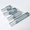 Gray-silve, variant on Rectangular Glass Perfume Refillable Spray Bottle 4 Pack Set, Mini Travel Empty Atomizer Vial 3ml/5ml/10ml, 7 Transparent Colors for Cosmetic Fragrance Sample