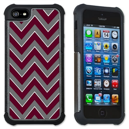 A & M Chevron - Maximum Protection Case / Cell Phone Cover with Cushioned Corners for iPhone 6 & iPhone 6S