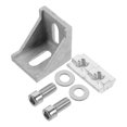 thumbnail image 2 of 1 Set Aluminum Profile Bracket 4040 Corner Bracket Extrusion Fastener Connectors_c*, 2 of 2