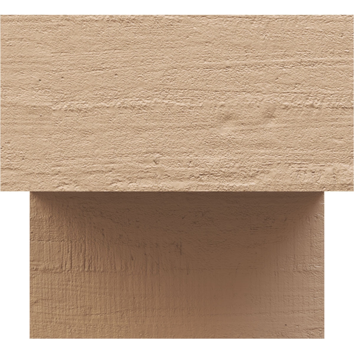 11"W x 11"D x 11"H Wide Chapel Hill Rough Cedar Woodgrain TimberThane Corbel, Primed Tan