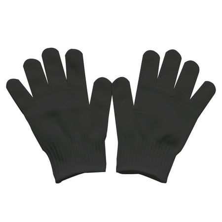 Stainless Steel Mesh Butcher Gloves with Polyester Lining - Cut and Stab Resistant Protection - Wire Mesh Design - Pair