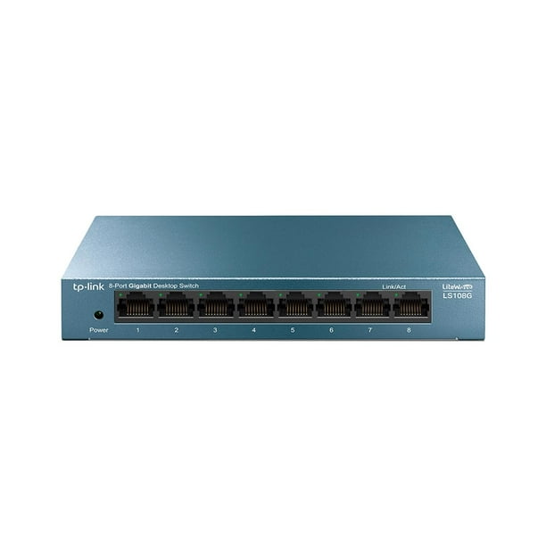 Switch TP-LINK LS108G 8 Puertos LiteWave Gigabit Ethernet 10/100/1000Mbps