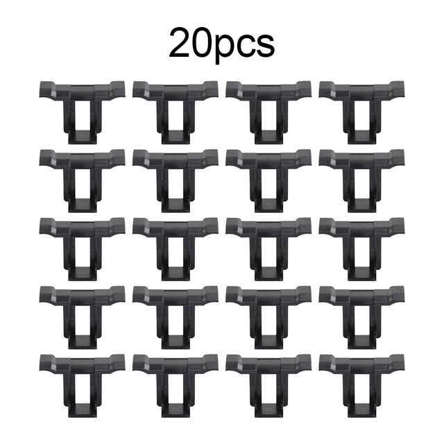 BTOER 20pcs Solar Panel Water Drainage Clips Photovoltaic Panel Water Drained Away Clip For 30/40/35/32mm Solar Panel Frame PV Modules
