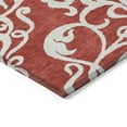 thumbnail image 4 of Addison Rugs Chantille Indoor/Outdoor Transitional Damask Red Washable Rectangle Rug, 9' x 12', 4 of 6