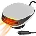 thumbnail image 2 of Portable Car Heater 12V Car Fan Heater Defroster 360° Rotatable Auto Car Heating Fan Windshield Defogger with Cigarette Light, 2 of 7