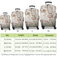 thumbnail image 7 of Travel Luggage Cover Suitcase Protector Fits 18-32 Inch Luggage Wheel Covers Patterned Travel Related Items Flower Luggage Protector Elastic Luggage Anti-scratch Suitcase Cover S, 7 of 7