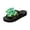 Army Green, variant on 4th of July Themed Slides, Women's Party Slide Sandals, Flag Print Bow Slides, Womens Shoes Slip On, Women's Patriotic Bow Slide Sandals, Wedge Heel Summer Slippers, Army Green 6