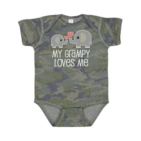 

Inktastic Grampy Loves Me Grandchild Gift Baby Boy or Baby Girl Bodysuit