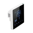 thumbnail image 1 of Digital Thermostat, 4500W WiFi Programmable Heating Temperature Control Thermostat with Touchscreen for  Store, AC 90V to 240V, K2RH3A, 1 of 8