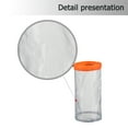 thumbnail image 3 of WRITWAA Orange Drawstring Storage Pouch Foldable Nylon Mesh Bag for Gym, Sports, Travel and Outdoor Activities - 1 Piece, 3 of 8