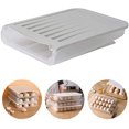 thumbnail image 1 of Caja automática de almacenamiento de huevos con tapa para almacenar 18 huevos en la cocina JAMW Sencillez, 1 of 5
