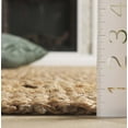 thumbnail image 4 of SAFAVIEH Natural Fiber Trinity Solid Area Rug, Natural, 6' x 6' Square, 4 of 7