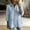 Light Blue, variant on Only Moment Button Down Shirts for Women 3/4 Sleeve V Neck Ruffle Trim Polyurethane Fiber with Button Cuffs Dressy Casual Summer Outfits Early Fall Fashion Spring Clothes Yellow,2XL