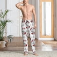 thumbnail image 2 of Xecao Koi Fish for Men's Pajama Pants Long Lounge Pants with Drawstring Waistband and Pockets Comfortable Sleepwear for Home Relaxation-Small, 2 of 6