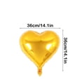 thumbnail image 3 of 10 Globos de Lámina en Forma de Corazón para el Día de San Valentín, Cumpleaños, Bodas, Compromisos, Duchas de Bebés, Decoraciones Del Día de San Valentín, 3 of 6