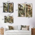 thumbnail image 4 of Designart "Country Cottage Entry Rustic Charm IV" Farm Framed Wall Art Set Of 2 - Country White Framed Canvas Set For Living Room Decor, 4 of 6