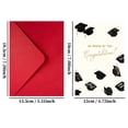 thumbnail image 3 of 2026 Graduation Card with Black Graduation Hat Design, Inspirational Message for High School College Grads, 1-Pack with Envelope, 3 of 7
