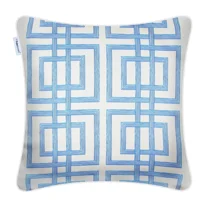 Throw Pillow Covers 18x18 Inch Alternative Silk Geometric Pattern Decorative Square Cushion Cover for Couch Bed Sofa Indoor Furniture