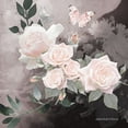 thumbnail image 2 of Bluebird Barn 15x15 White Modern Wood Framed Museum Art Print Titled - Noir Roses I, 2 of 4