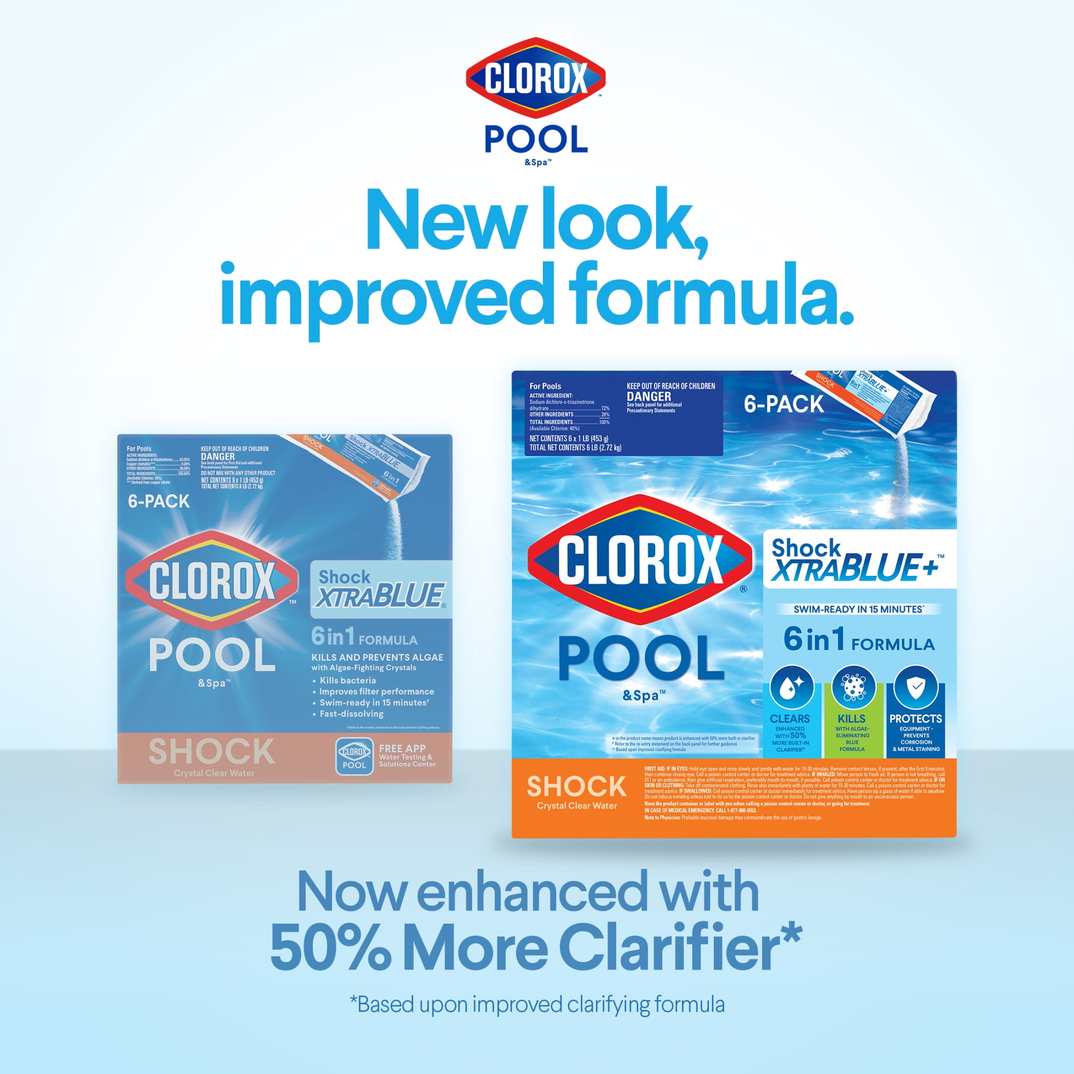 Clorox Pool&Spa 6pk Shock Xtrablue2