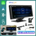 thumbnail image 6 of Portable Wireless Carplay&Android Auto Car Stereo,Newest 9.3 Inch Touch Screen Car Stereo with Bluetooth/FM Synchronization/Rear Camera Navigation Unit Player with Bluetooth FM Transmitter,AUX, TF, 6 of 16