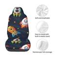thumbnail image 4 of Fotbe Spaceships and Stars Funda para Asiento de Auto con Estampado – Impermeable y Antisudor – Ajuste Universal, Lavable a Máquina, Antideslizante (1 Pieza), 4 of 5