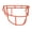 Burnt Orange, variant on VENGEANCE EGOP-TRAD-NB FACEMASK Carbon Steel / Dark Green