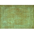 thumbnail image 1 of Ahgly Company Indoor Rectangle Persian Turquoise Blue Traditional Area Rugs, 2' x 5', 1 of 4