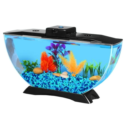 Hawkeye 1-Gallon Deco Betta Aquarium Kit with LED