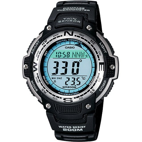 Brand New and Low Price, Digital Compass with Thermometer and Clock 