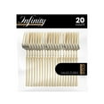 thumbnail image 3 of EcoQuality Infinity Collection Disposable Plastic Salad Forks - Plastic Gold Cutlery Disposable Utensils Silverware Perfect for Wedding Birthday Event Planning Baby Shower Anniversaries (80 Pack), 3 of 5