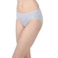 thumbnail image 3 of MeMoi Combed Cotton Basic Hipster Panties 3 Pack - Womens - Female, 6M, Nude, 3 of 11