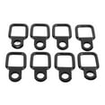 thumbnail image 2 of Quick Removal Fastener, 8pcs Aluminum Alloy Black D-Ring Anchors Antirust  For Repair, 2 of 8
