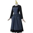 thumbnail image 2 of Classic Dress Women's Nun Black Dress with Gray Apron, 2 of 7