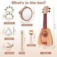 thumbnail image 3 of Set de instrumentos musicales Vanplay Kids 3-5 años con ukelele, 3 of 6