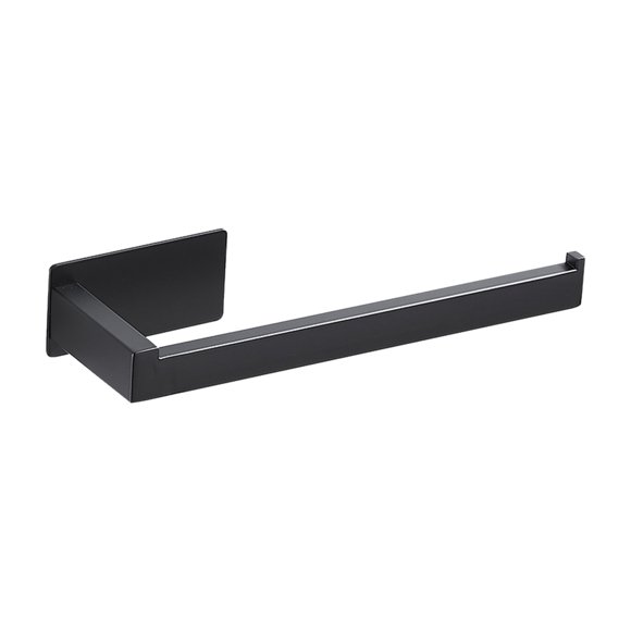 Sueyeuwdi Porte-Serviettes en Papier Kleenex Boîtes de Mouchoirs Autocollantes pour Salle de Bain Autocollant Mural Gadgets de Cuisine en Acier Inoxydable Noir 10*20*10cm