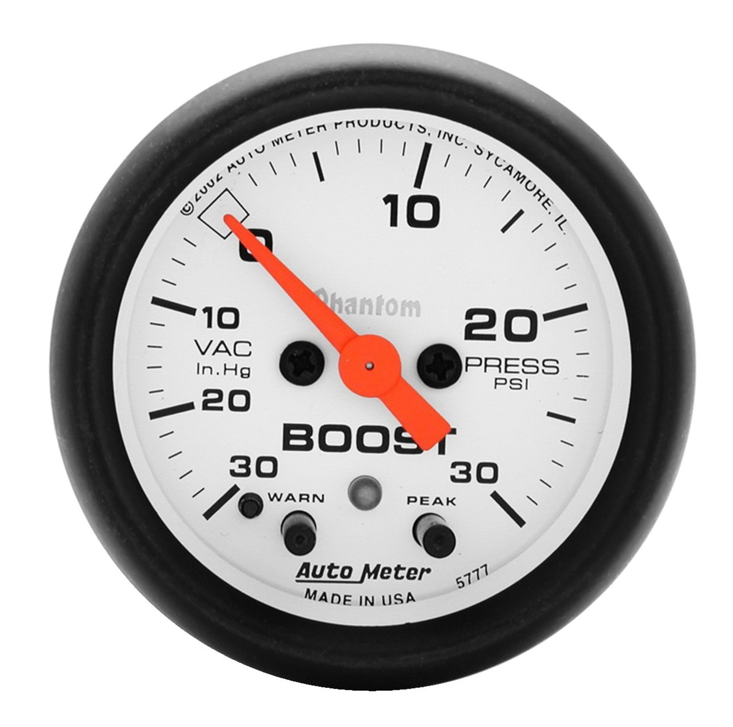 AutoMeter 5777 Phantom Electric Boost/Vacuum Gauge