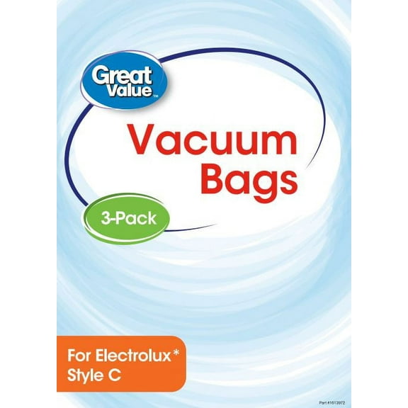 Great Value Electrolux Style C Vacuum Bag, 2376 (3 count)
