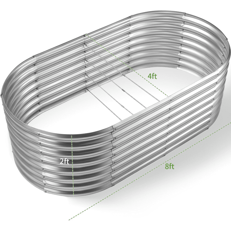 Land Guard Raised Garden Beds, 2-Pack 8x4x2 Ft photo 5