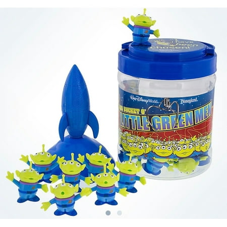 Green Lantern Series 1 Toy - Disney Parks Pixar Toy Story Big Bucket O' Little Green Men Complete 25 New