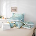 thumbnail image 4 of YST Tropical Ocean 7 Pieces Comforter Set, Nautical Coastal Starfish Bedding, Queen, 4 of 4