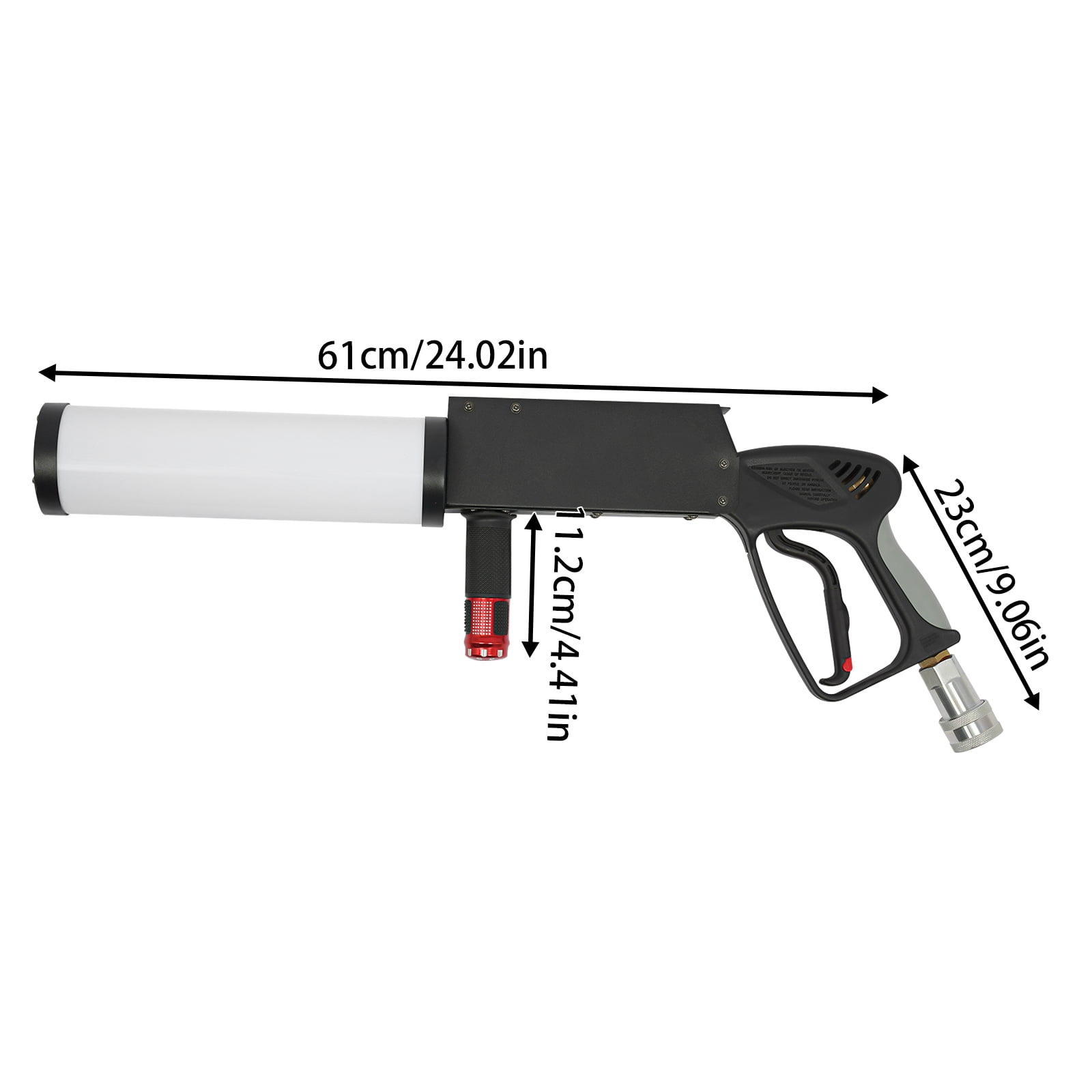 1 PCS Black CO2 Jet Machine, LED Co2 Jet Machine, CO2 Handheld Smoke Machine