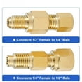 thumbnail image 3 of R12R22 to R134a Adapters R134A Brass Tank Adapter to R12 Fitting Adapter Remover, 3 of 7